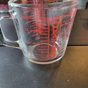 Vintage Fire King Glass Measuring Cup Oven Safe 16 Ounce Made In USA